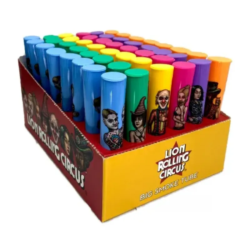 Porta Cigarro Cone Tubes Lion Rolling Circus